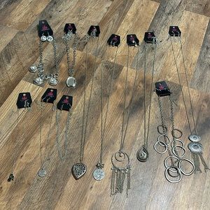 Paparazzi jewelry. Silver 11pcs